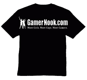 a black tshirt